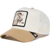 Goorin Bros . The Suede Goat Patch Snapback Trucker Hat In Tan