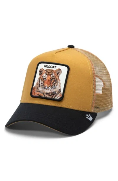 Goorin Bros . The Wildcat Tiger Trucker Hat In Mustard