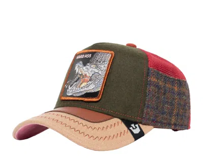 Goorin Bros Trunchbull Trucker Crocodile Flannel Hat 101-0742-oli In Multi