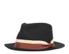 Goorin Bros Wheeler Wool Felt Fedora Hat Black 100-0052-blk In Black