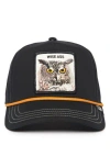 Goorin Bros . Wise Ass Owl Patch Snapback Hat