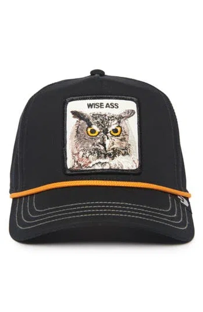 Goorin Bros . Wise Ass Owl Patch Snapback Hat