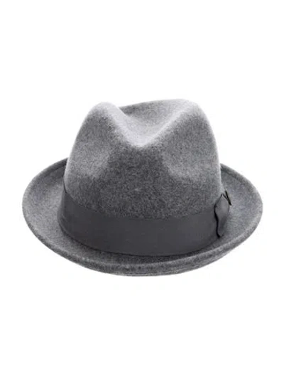 Pre-owned Goorin Bros Wool Fedora Hat In Grey