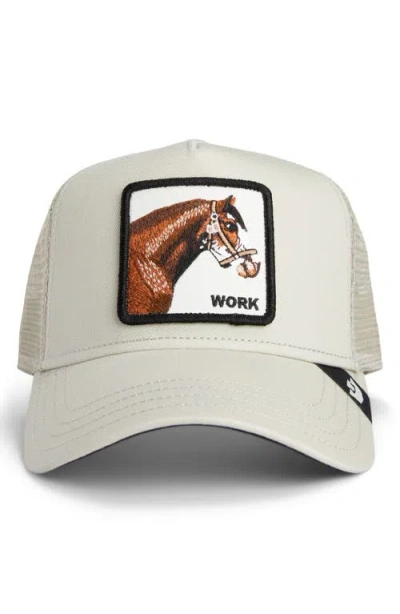 Goorin Bros . Work Horse Embroidered Patch Trucker Hat In Pattern