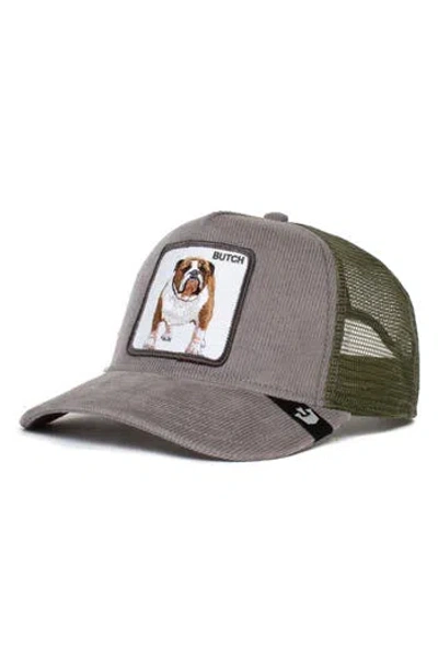 Goorin Bros . Wulbul Dog Patch Corduroy Trucker Hat In White