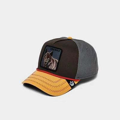 Goorin Bros . Lone Wolf 100 Snapback Hat In Brown/gold