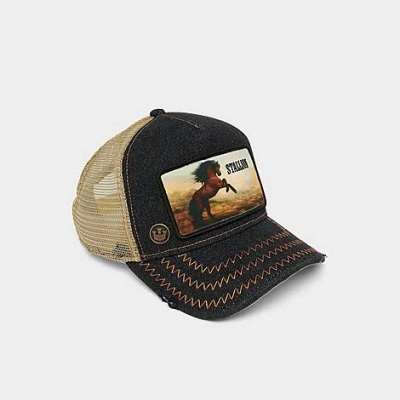 Goorin Bros . Stallion Trucker Hat In Black/tan
