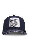 Goorin Brothers The Empire Lion Trucker Hat In Navy