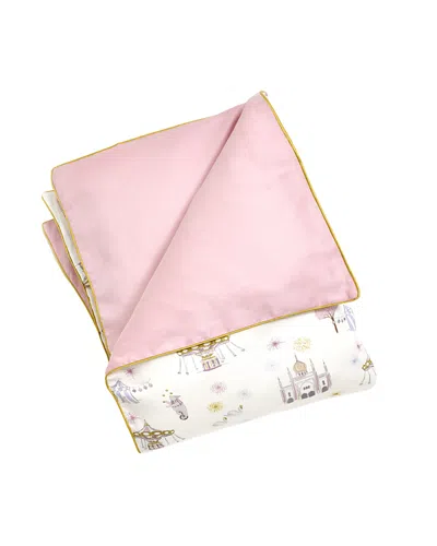 Gooselings Adventures In Wonderland Baby Duvet Set In Pink