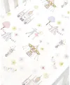 Gooselings Adventures In Wonderland Crib Sheet In Rose