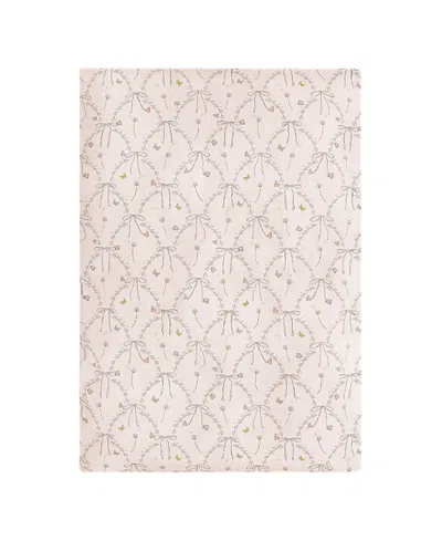 Gooselings Bows & Butterfly Kisses Baby Duvet Set In Pink