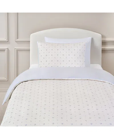 Gooselings Ditsy Floral Duvet Set, Twin In Blue