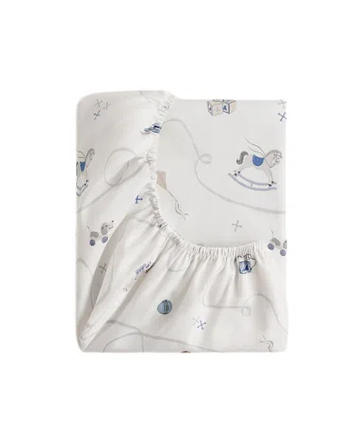 Gooselings Little Toy Chest Crib Sheet In White