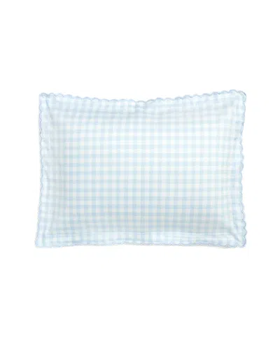 Gooselings Picnic Gingham Toddler Pillow Set In Blue