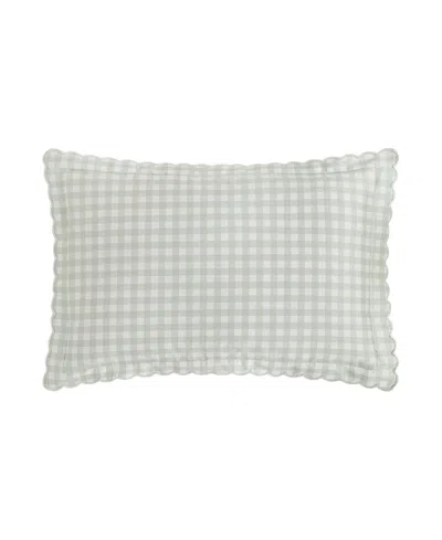 Gooselings Picnic Gingham Toddler Pillow Set In Green