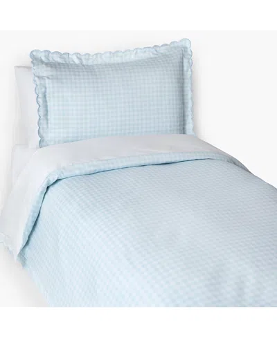 Gooselings Picnic Gingham Twin Set In Blue