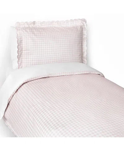 Gooselings Picnic Gingham Twin Set In Pink