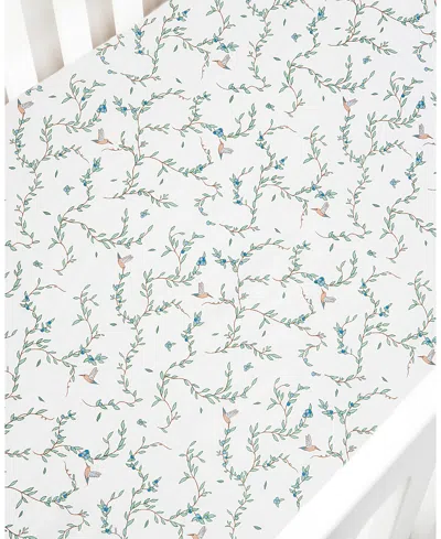 Gooselings Secret Garden Crib Sheet In Ivory