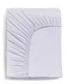 Gooselings Solid Twin Fitted Sheet In Blue