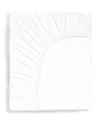 Gooselings Solid Twin Fitted Sheet In White