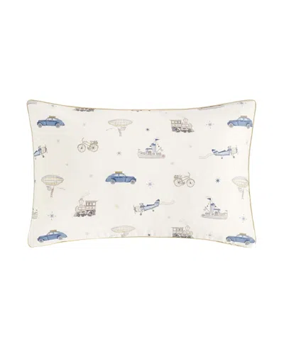 Gooselings Transit Treasures Toddler Pillow Set In Blue