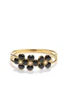 Goossens 24kt Gold Plated Clover Quartz And Pearl Bracelet In Gold