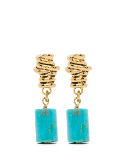 Goossens Arian Earrings In Blue