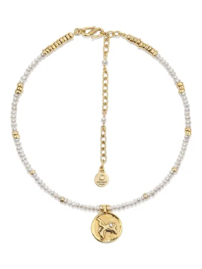 Goossens Astro Pisces Necklace In Gold