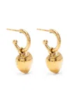 Goossens Balade Hazelnut Earrings In Gold