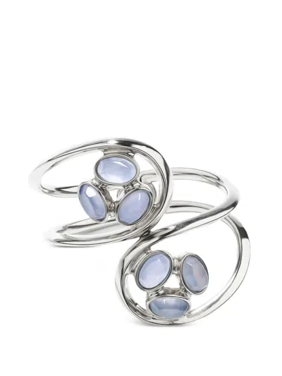 Goossens Bosphore Chalcedony Cuff Bracelet In Multi