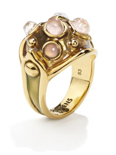Goossens Boucle Cocktail Ring In Gold