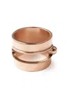 Goossens Boucle Large Ring In Rosa