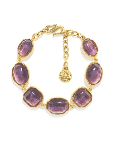 Goossens Cabochons Bracelet In Gold