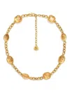 Goossens Cabochons Necklace In Gold