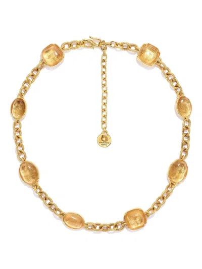 Goossens Cabochons Necklace In Gold