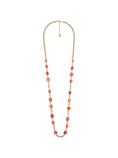 Goossens Cabochons Necklace In Gold