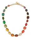 Goossens Cabochons Rainbow Necklace In Multicolour