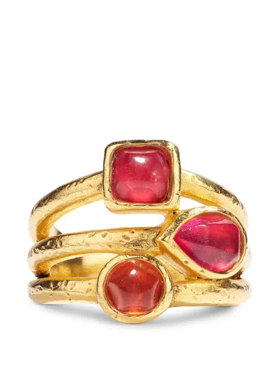 Goossens Cabochons Ring In Gold