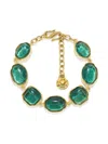 Goossens Kristallarmband Mit Cabochons In Gold