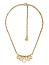 Goossens Cachemire Rock Crystal Necklace In Gold