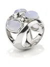 Goossens Chalcedony Ring In Silver