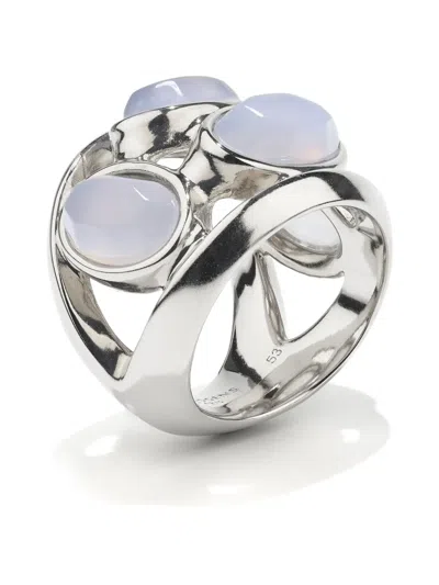 Goossens Chalcedony Ring In Silver