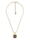 Goossens Clover-pendant Gold-plated Neckalce In Gold