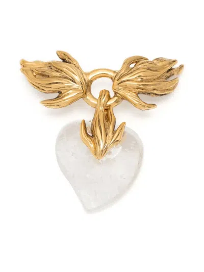 Goossens Golden Heart Brooch