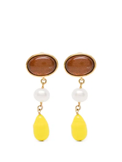 Goossens Lagune Earrings In Multi