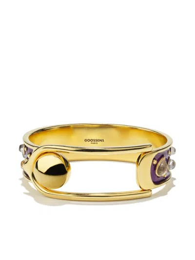 Goossens Large Boucle Bracelet In Gold