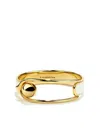 Goossens Large Boucle Gold-plated Bracelet In Gold