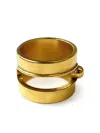 Goossens Large Boucle Ring In Gold