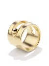 Goossens Large Boucle Ring In Gold