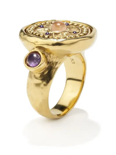 Goossens Large Syracuse Ring In Gold